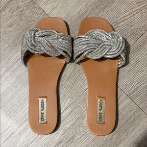 Steve Madden Metallic Braided Sandals